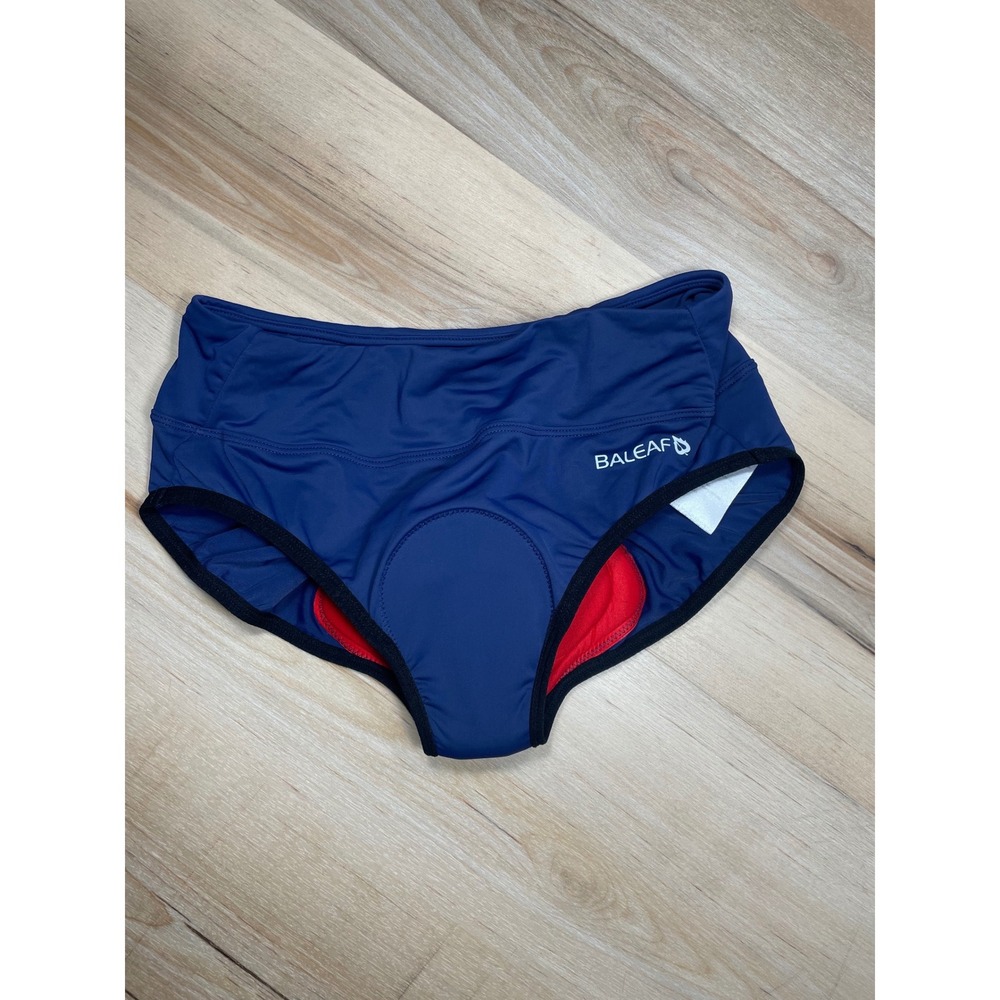 Baleaf Womens Padded Cycling Underwear Shorts Navy Blue 3D Chamois Size Medium